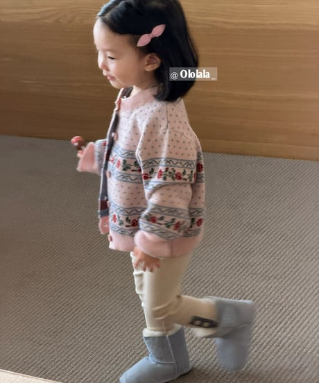 14[予約]ololala daisy button leggings