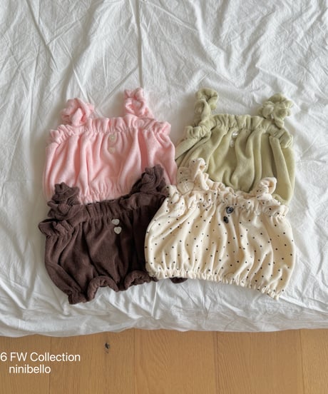 22[予約]ninibello arm terry bustier