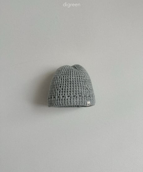 46[予約]digreen eyelet beanie