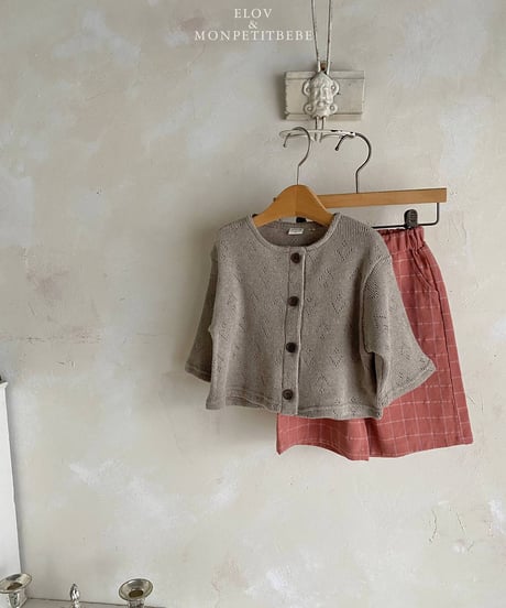 7[予約]elov&monpetitbebe nuvia cardigan