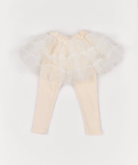 20[予約]送料無料 the beige tulle leggings