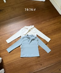 12[予約]jujua tie ribbon t-shirt