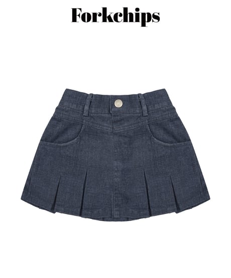 20[予約]FORKCHIPS harbor pleated skirt