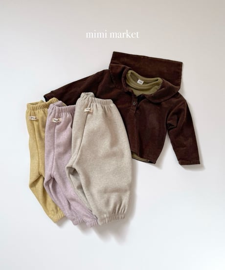 43[予約]mimi market mink terry pants