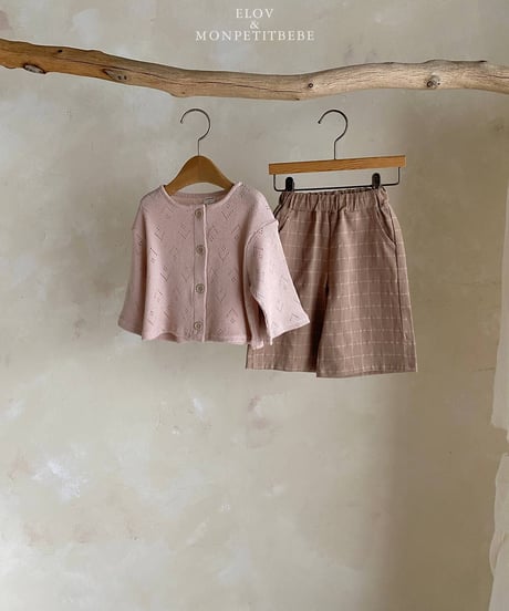 7[予約]elov&monpetitbebe nuvia cardigan