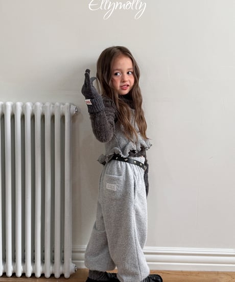 29[予約]ELLYMOLLY snowflake angol jogger pants