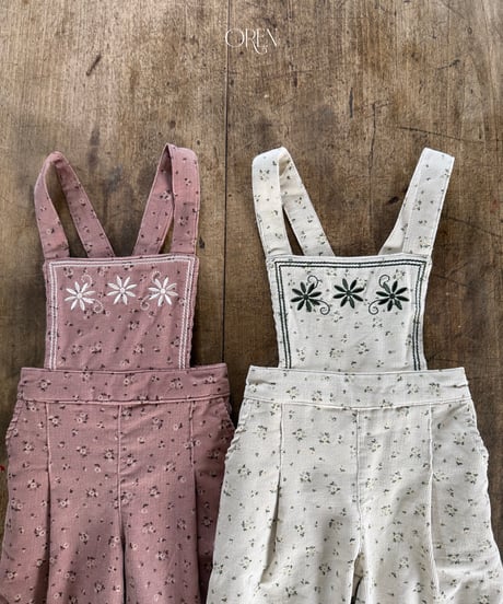 15[予約]OREN olive garden overalls