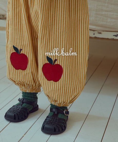 12[予約]milkbalm apple overalls