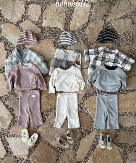18[予約]bebeholic pepper shirring set