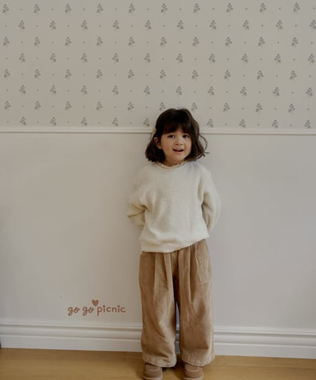 10[予約]go go picnic cocoa pants