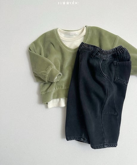 20[予約]minirobe velour neck mtm