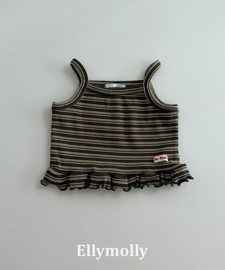35[予約]ELLYMOLLY shadow frill camisole