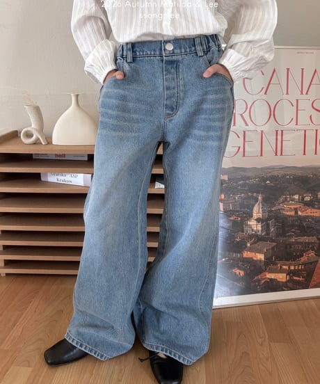 69[予約]matilda&lee cutout denim pants