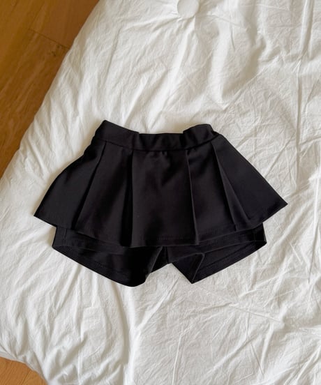 33[予約]ninibello rose pleated skirt