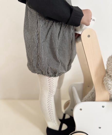 1[予約]mimi market check suspender suit