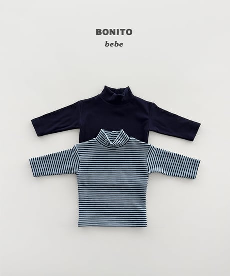 51[予約]bonito linen special 1＋1 turtleneck(6-18m)