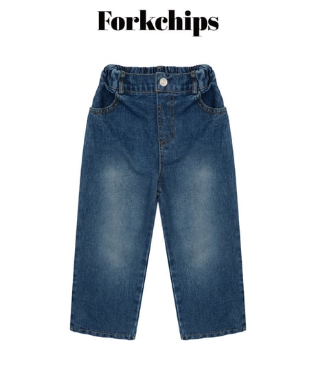 28[予約]FORKCHIPS canvas denim pants