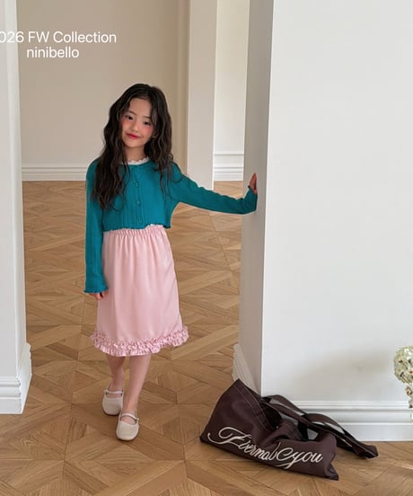 30[予約]ninibello miko satin skirt