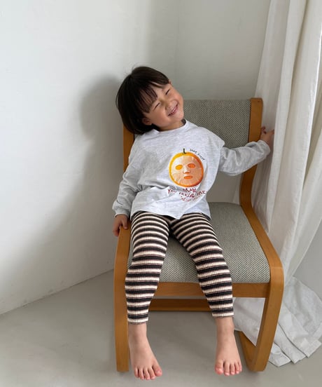 9[予約]nightbebe annoying orange long sleeve tee