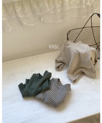 9[予約]nunubiel check t-shirt