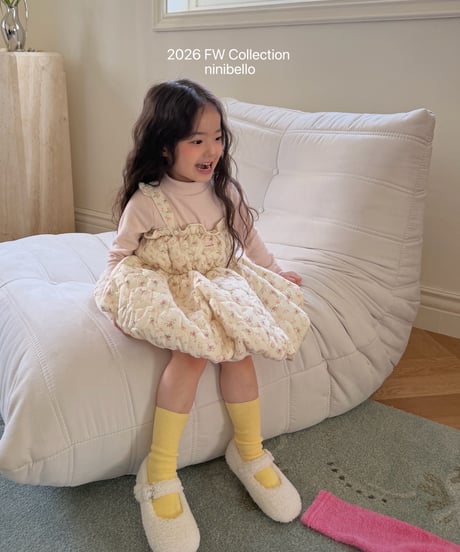 53[予約]ninibello picnic quilting dress