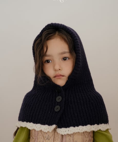 13[予約]OREN color blocked cape balaclava