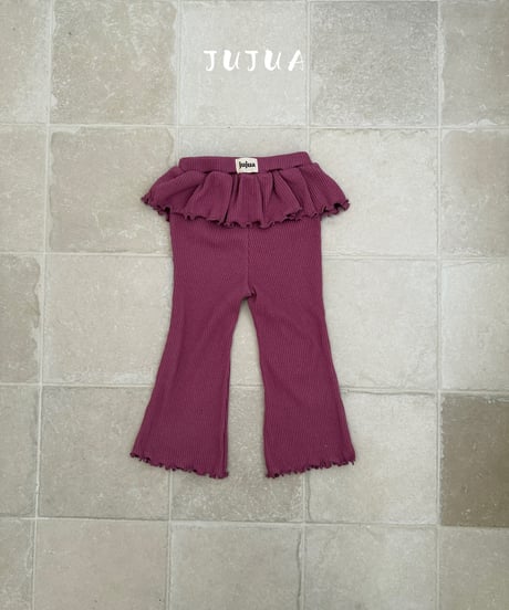 17[予約]jujua frill flared pants