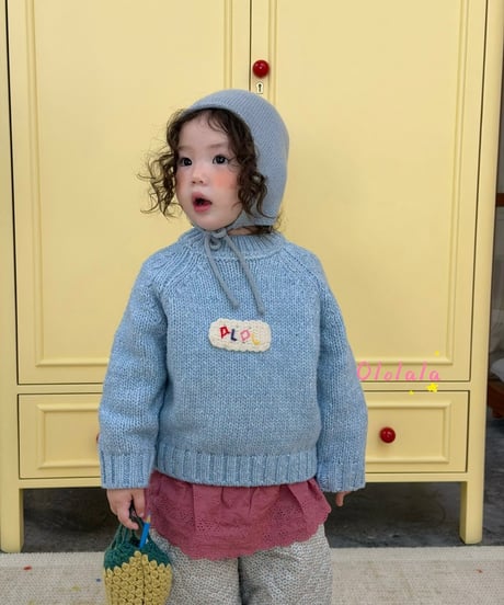 10[予約]ololala macaron round knit