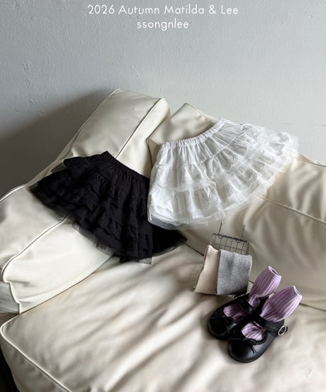 46[予約]matilda&lee liver lace skirt
