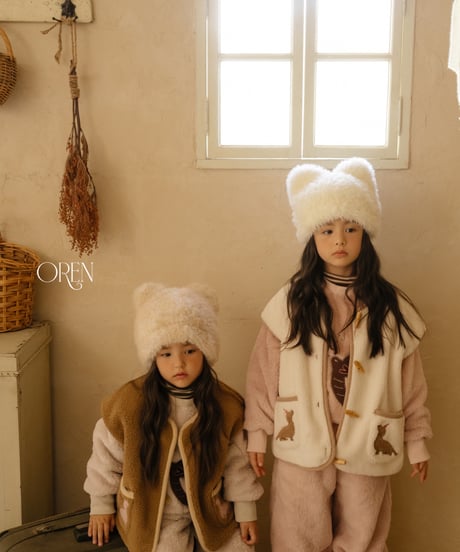 38[予約]OREN cat fake fur beanie