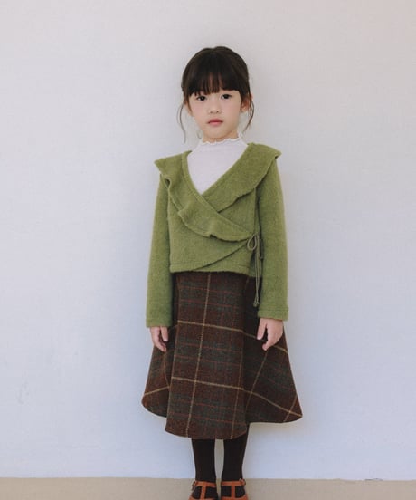 23[予約]mon Atelier celim check skirt