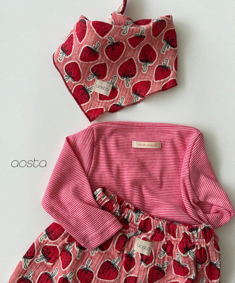 15[予約]Aosta strawberry scarf