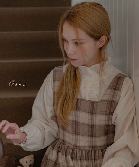 57[予約]OREN lea frill blouse(adult)
