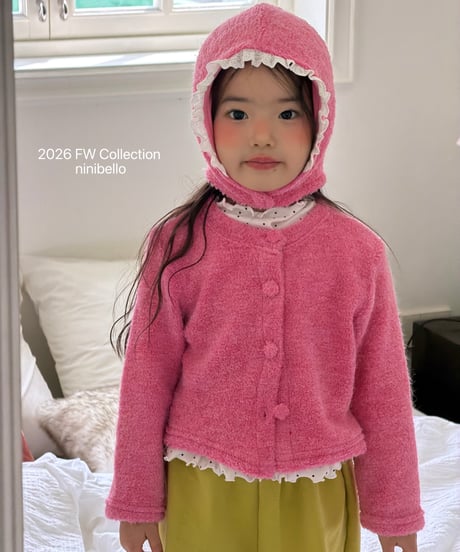 10[予約]ninibello star candy cardigan