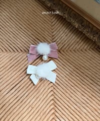 70[予約]marron mink brooch