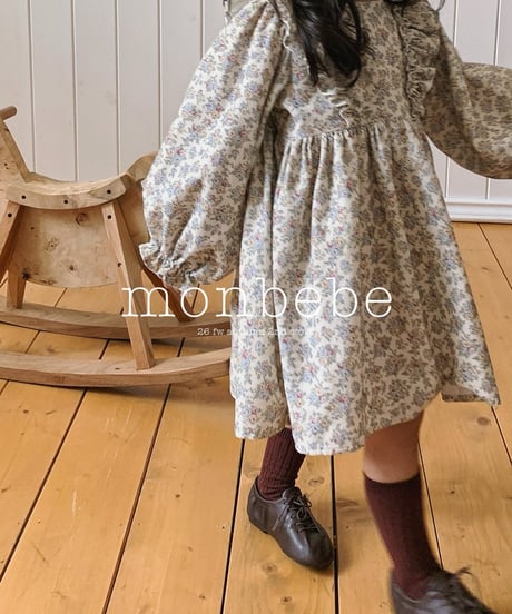 1[予約]monbebe claire floral dress