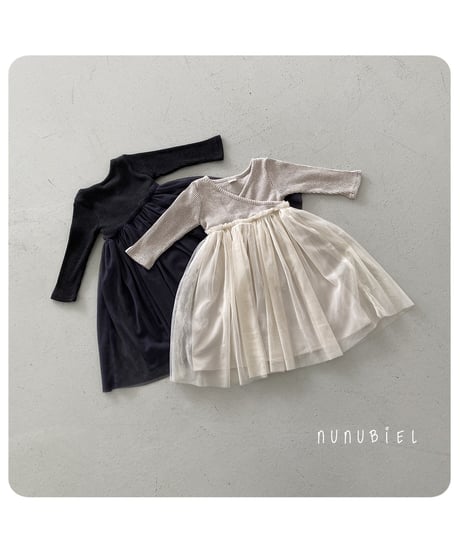 23[予約]nunubiel knitted dress