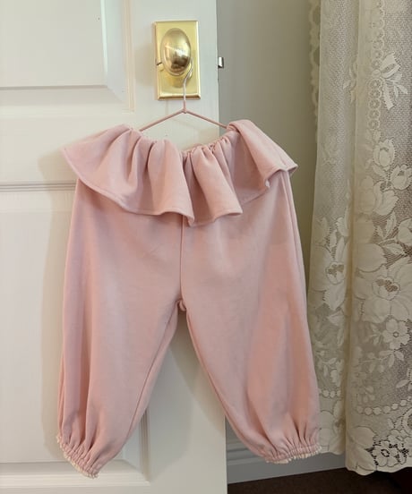 32[予約]momoann ruffle jogger