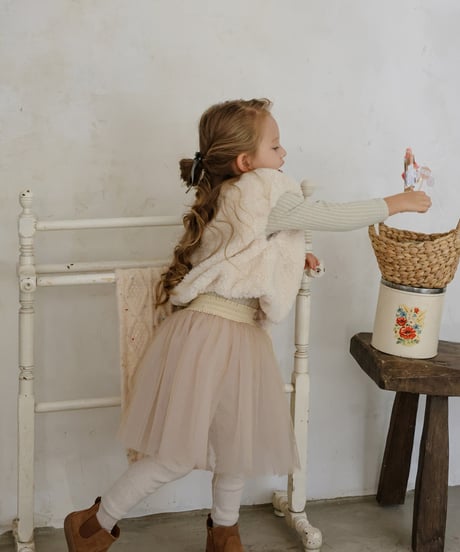 12[予約]FLO moen tulle skirt leggings