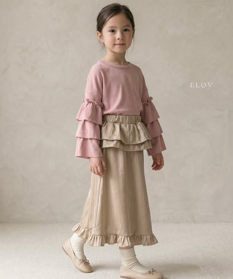18[予約]elov&monpetitbebe creamy skirt