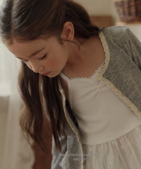 25[予約]melikey ballet frill sleeveless ops