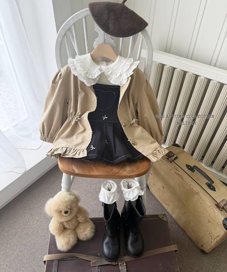 53[予約]melikey ribbon embroidery suspender