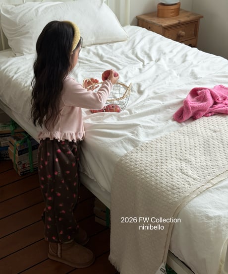 6[予約]ninibello witty frill tee(12m-2XL)