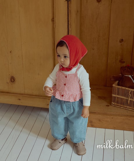 10[予約]milkbalm round denim pants