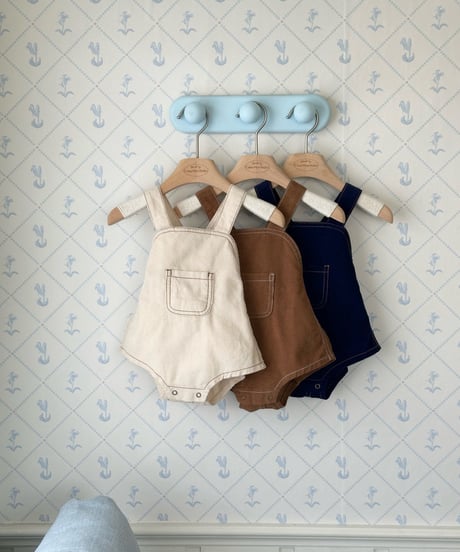 22[予約]monbebe royal corduroy baby suit