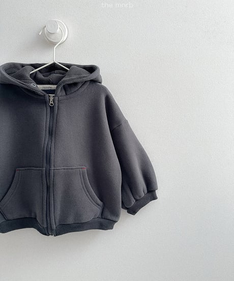 19[予約]minirobe barrel hood zip-up