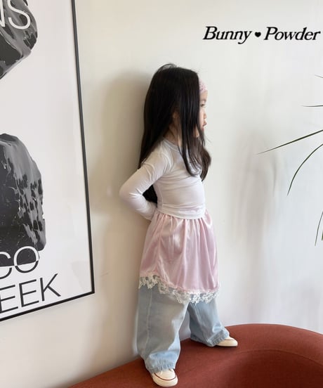 67[予約]bunny powder slim skirt
