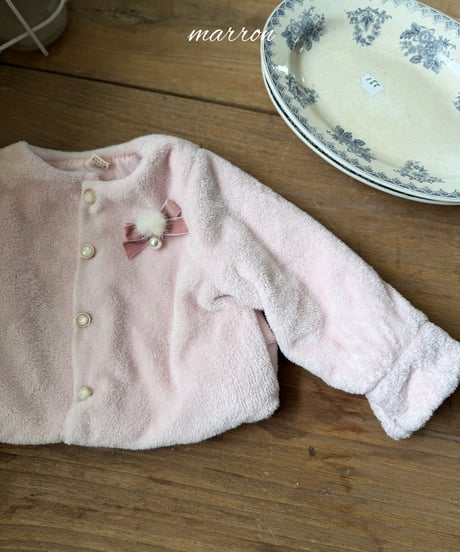 5[予約]marron elle fur jacket(XS-L)