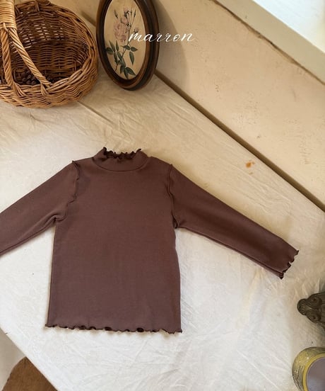 13[予約]marron daily polar tee(XS-L)