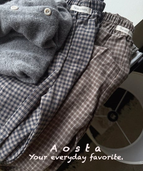 29[予約]Aosta mocha balloon pants